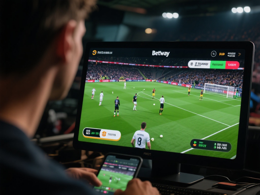 实时直播服务是技术创新的另一大成就，它把比赛场景拉